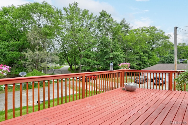 199 Grand Ave, Grand Haven, MI 49417 - view of wooden terrace