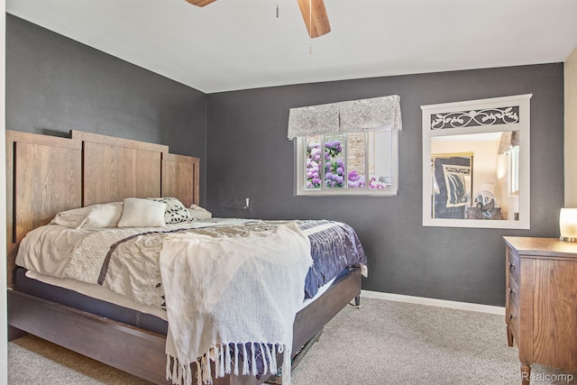 199 Grand Ave, Grand Haven, MI 49417 - bedroom with carpet flooring and ceiling fan