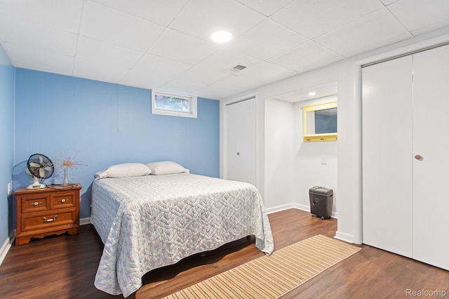 199 Grand Ave, Grand Haven, MI 49417 - bedroom featuring wood finished floors and a closet