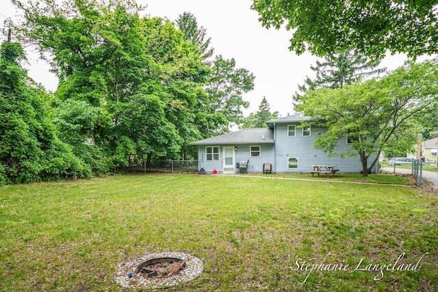 348 Yuba St, Muskegon, MI 49442 - view of fenced backyard
