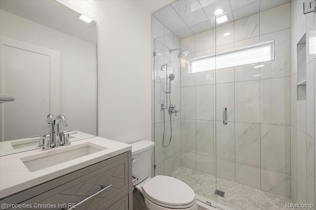 15589 Kirkshire Ave, Beverly Hills, MI 48025 - full bathroom with vanity and a shower stall