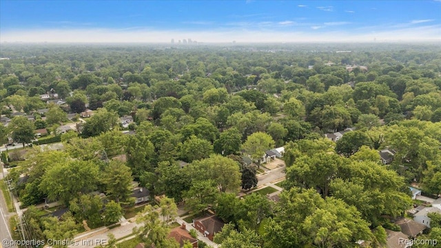 15589 Kirkshire Ave, Beverly Hills, MI 48025 - bird's eye view of a heavily wooded area