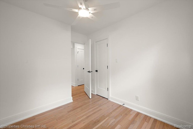 15589 Kirkshire Ave, Beverly Hills, MI 48025 - unfurnished room with ceiling fan and light wood finished floors