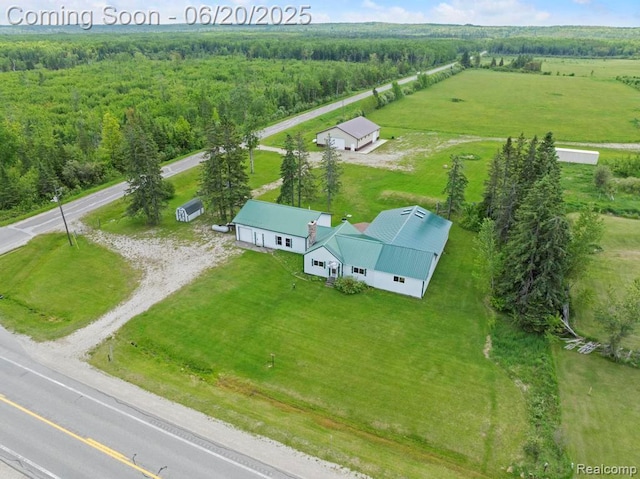 18031 State Highway M28, Newberry, MI 49868 - view of rural area featuring a heavily wooded area