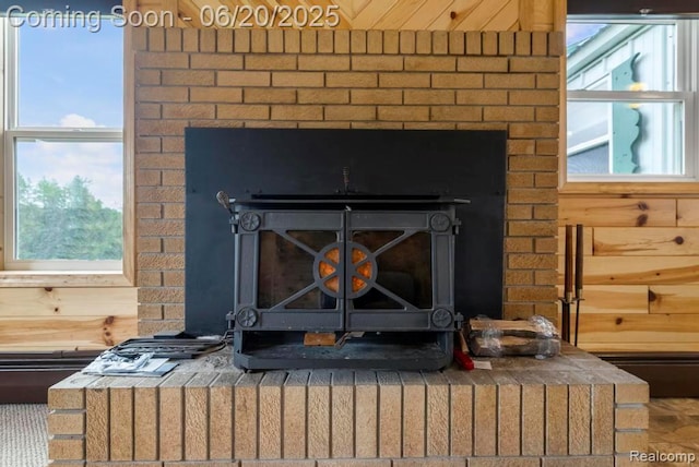 18031 State Highway M28, Newberry, MI 49868 - detailed view of wooden walls