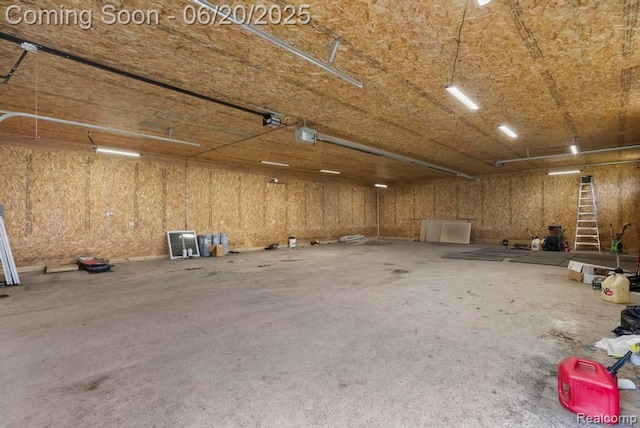 18031 State Highway M28, Newberry, MI 49868 - miscellaneous room with a garage