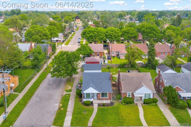 18336 Glastonbury Rd, Detroit, MI 48219 - aerial view of residential area