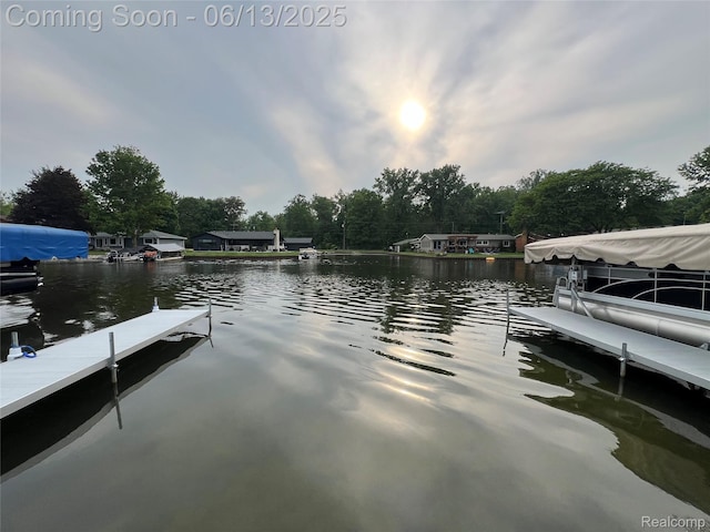 11124 Colony Rd, Pinckney, MI 48169 - dock featuring a water view