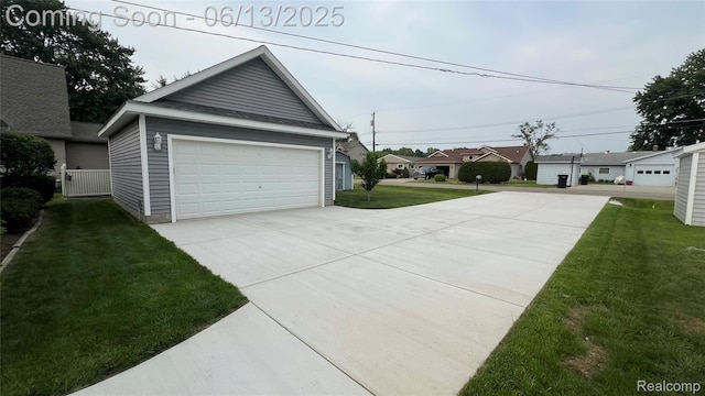 11124 Colony Rd, Pinckney, MI 48169 - detached garage featuring a residential view