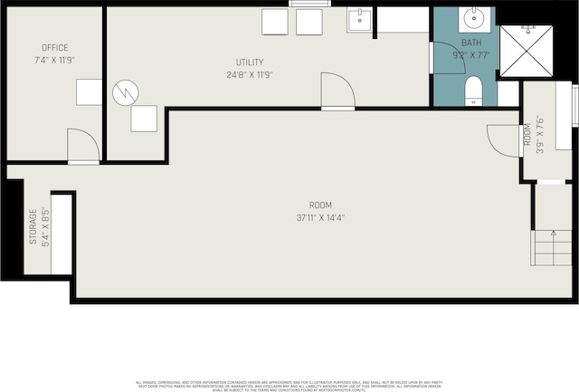 1143 S John Hix St, Westland, MI 48186 - view of floor plan / room layout