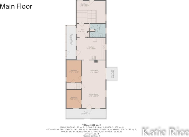 8974 Park St, Montague, MI 49437 - view of property floor plan