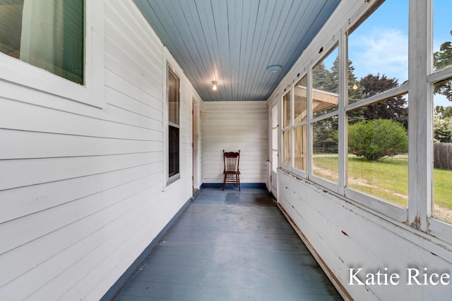 8974 Park St, Montague, MI 49437 - unfurnished sunroom with plenty of natural light