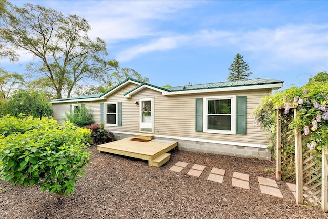 6626 Dennison Rd, Plainwell, MI 49080 - view of front facade with a metal roof