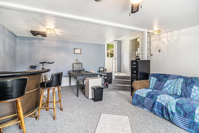 5890 N Oceana Dr, Hart, MI 49420 - office area featuring carpet flooring