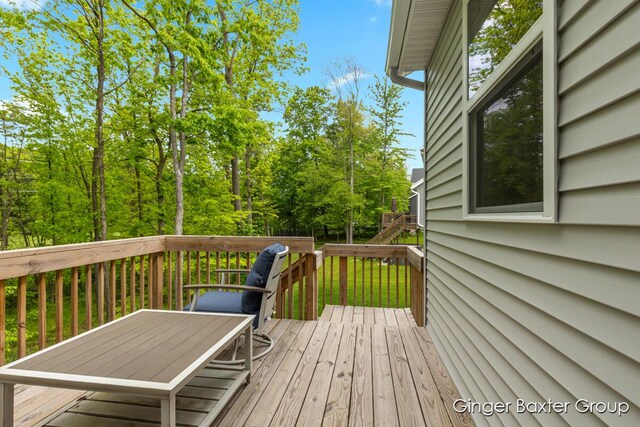 11569 Sessions Woods Dr W, Grand Rapids, MI 49534 - view of wooden terrace