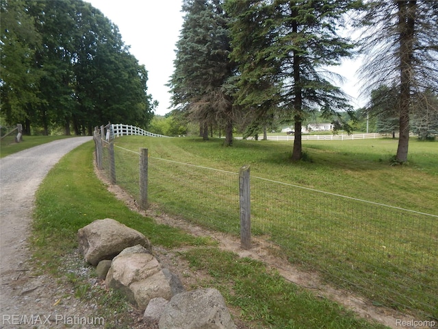 2025 W Rose Center Rd, Holly, MI 48442 - view of yard featuring a rural view