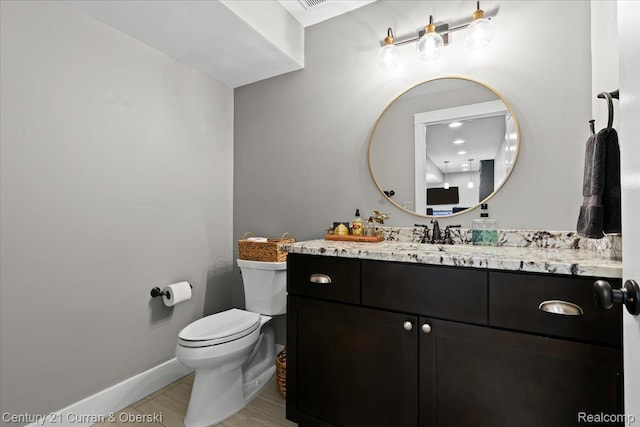 707 S Altadena Ave, Royal Oak, MI 48067 - half bathroom with vanity and baseboards
