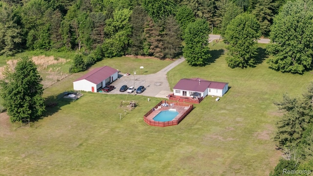 8031 Vassar Rd, Millington, MI 48746 - view of subject property with a pool