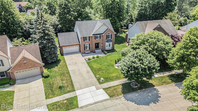2842 Manorwood Dr, Troy, MI 48085 - view from above of property