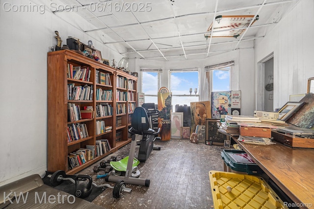 3620 Holborn St, Detroit, MI 48211 - office featuring wood finished floors