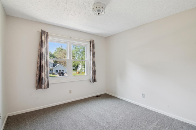 4540 Spinnaker Ln, Pleasant Lake, MI 49272 - carpeted spare room featuring a textured ceiling