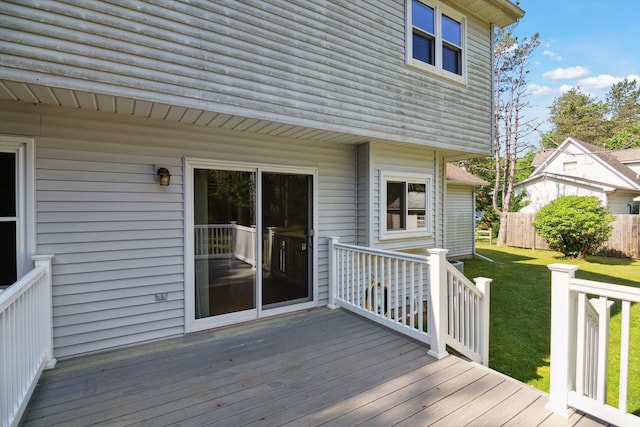 4540 Spinnaker Ln, Pleasant Lake, MI 49272 - view of wooden terrace