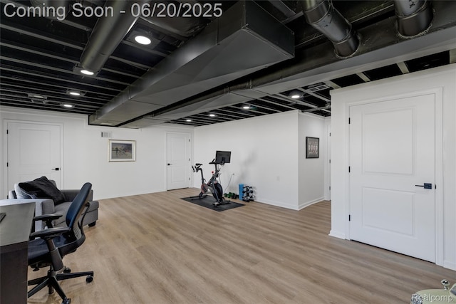 3923 Maple Ln, Auburn Hills, MI 48326 - unfurnished office featuring wood finished floors