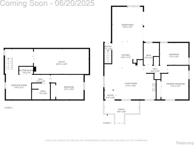 1036 Ferris Ave, Berkley, MI 48067 - view of property floor plan