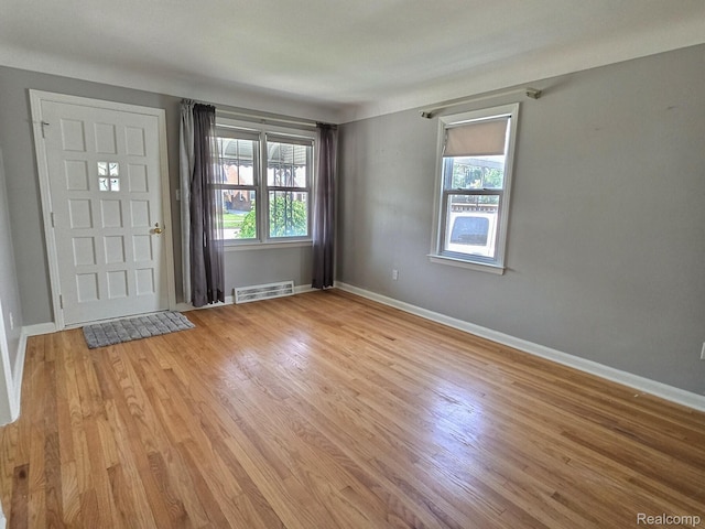 1154 Lincoln Ave, Rockwood, MI 48146 - foyer entrance with plenty of natural light and light wood-style floors
