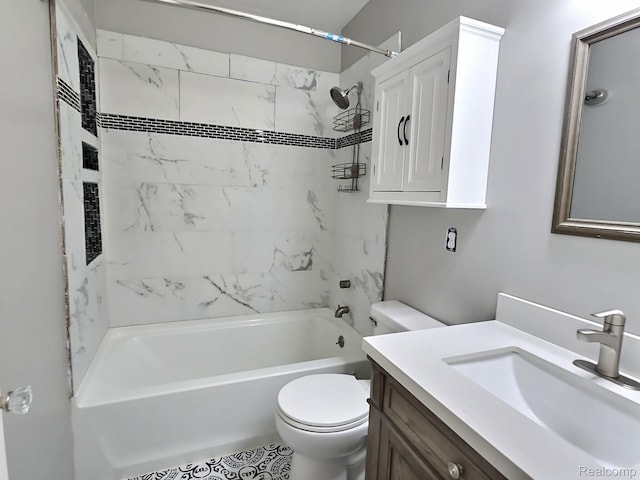 1154 Lincoln Ave, Rockwood, MI 48146 - full bathroom featuring shower / washtub combination and vanity