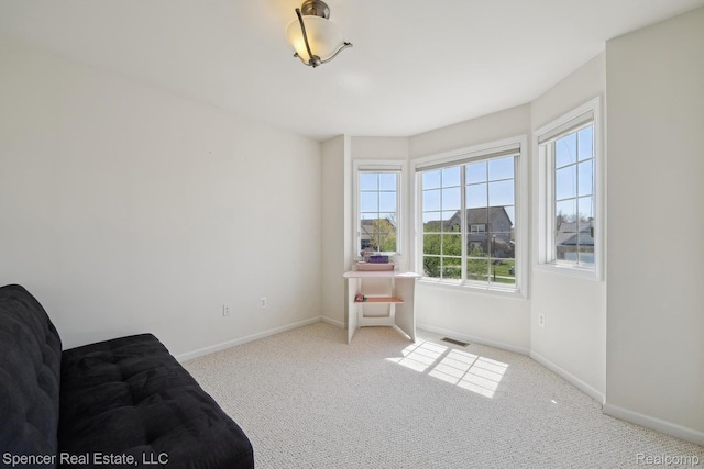 61 Old Carriage Ln, Lapeer, MI 48446 - sitting room with carpet and baseboards