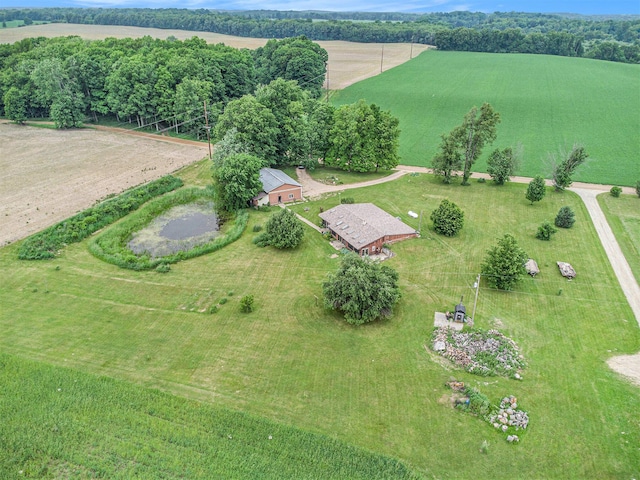 520 Groat Rd, Dowling, MI 49050 - aerial view of property's location with rural landscape