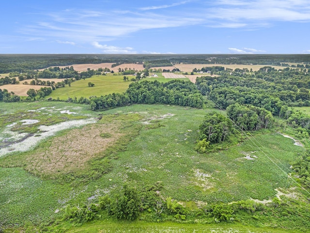 520 Groat Rd, Dowling, MI 49050 - aerial view of property and surrounding area with rural landscape
