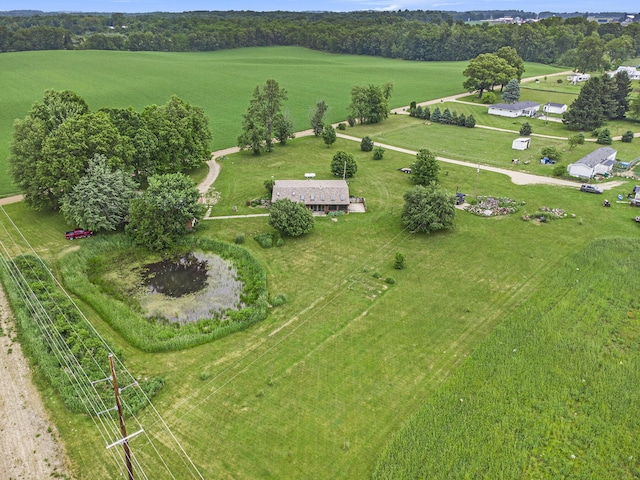 520 Groat Rd, Dowling, MI 49050 - aerial view of sparsely populated area with a pastoral area