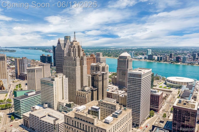 525 W Lafayette Blvd Unit 19C, Detroit, MI 48226 - city view featuring a large body of water