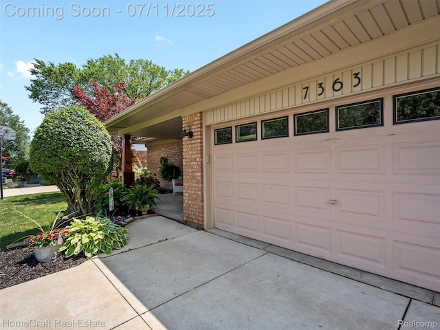 7363 Provincial Rd, Canton, MI 48187 - garage with concrete driveway