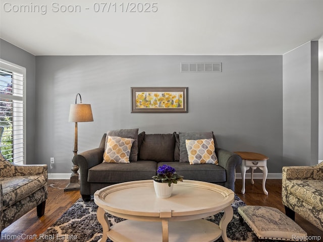7363 Provincial Rd, Canton, MI 48187 - living room featuring wood finished floors and baseboards