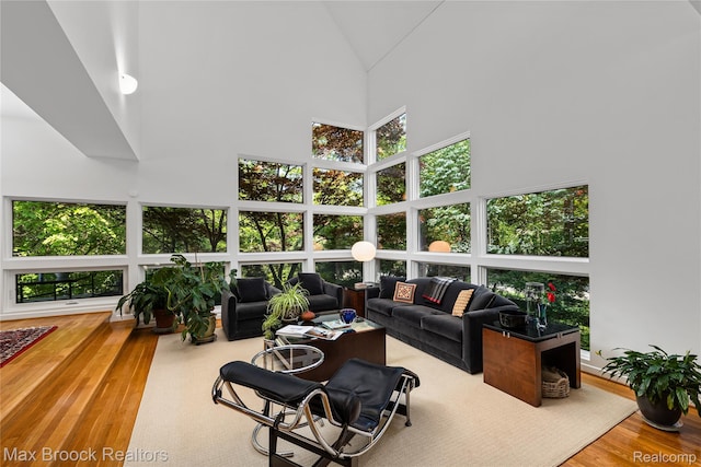 680 Willits St, Birmingham, MI 48009 - sunroom / solarium with high vaulted ceiling and wood finished floors
