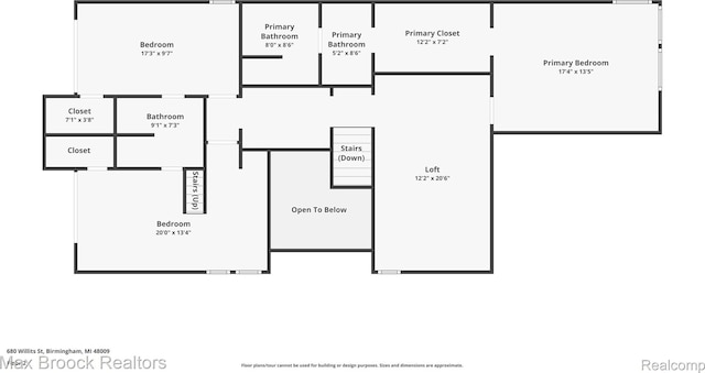 680 Willits St, Birmingham, MI 48009 - view of floor plan / room layout