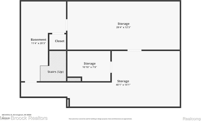680 Willits St, Birmingham, MI 48009 - view of home floor plan