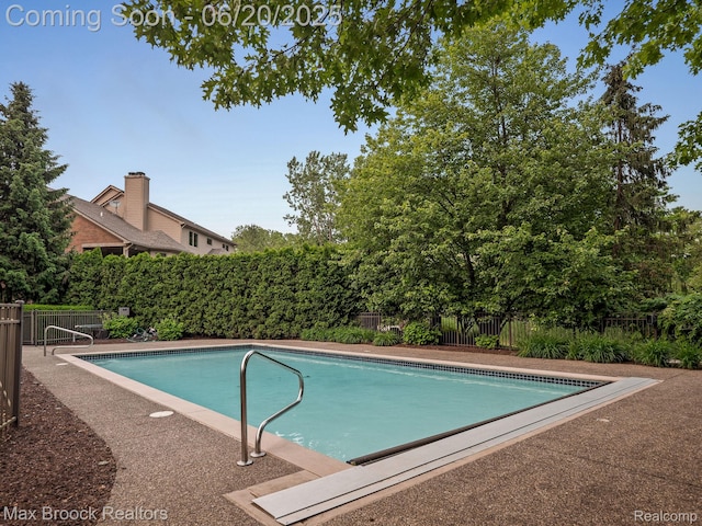 4331 Spruce Hill Ln, Birmingham, MI 48301 - view of swimming pool with a fenced backyard