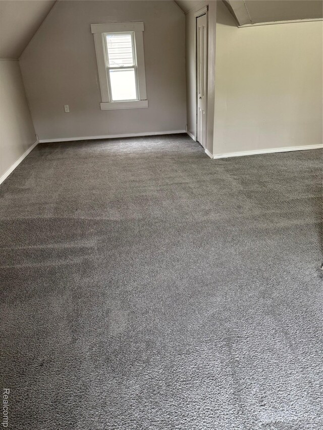 7821 Mead St, Dearborn, MI 48126 - additional living space with lofted ceiling and carpet floors