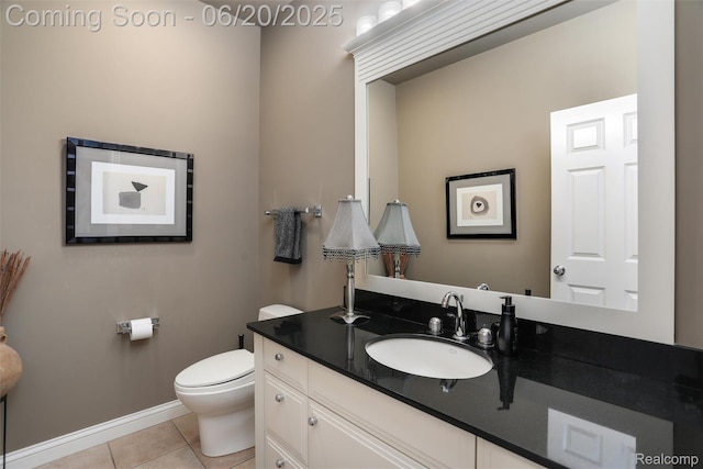 5007 Rockaway Ln, Clarkston, MI 48348 - bathroom featuring vanity and tile patterned floors