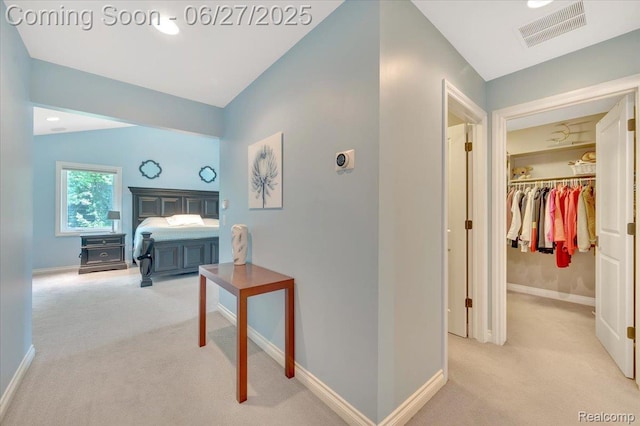 240 Red Oak Ln, Rochester Hills, MI 48307 - hall with light colored carpet and baseboards