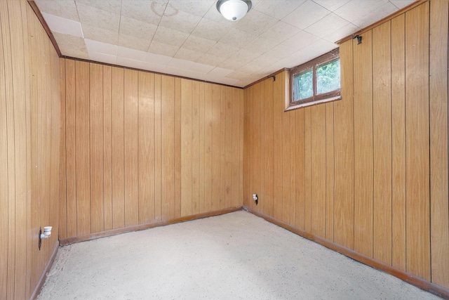 59 Dunning Ave, Battle Creek, MI 49037 - below grade area featuring wood walls
