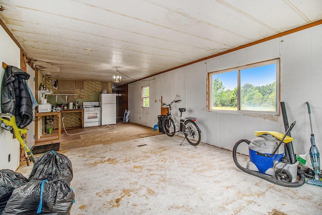 1715 S 48th Ave, Shelby, MI 49455 - garage featuring freestanding refrigerator