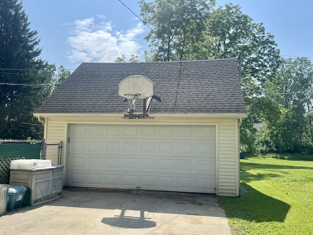 408 Wilkinson St, Chelsea, MI 48118 - view of detached garage