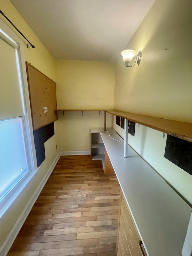 408 Wilkinson St, Chelsea, MI 48118 - corridor with hardwood / wood-style floors and baseboards