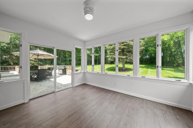 7624 Quail Ridge Dr, Dexter, MI 48130 - view of unfurnished sunroom