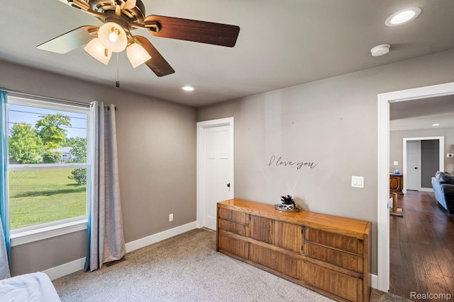 5074 Burma Rd, Kimball, MI 48074 - bedroom with recessed lighting and ceiling fan